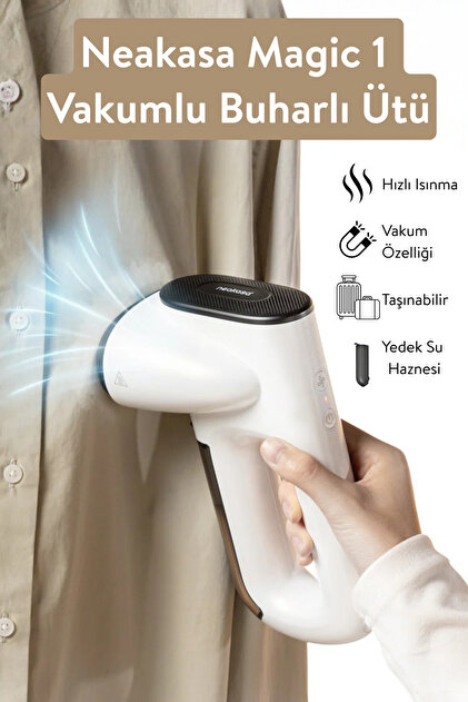 Neakasa Magic 1 Vakumlu Buharlı Dikey Ütü, Buharlı Düzleştirici