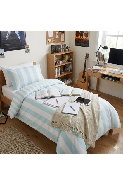 Soft Sage Single Sheet Fitted Sheet Set