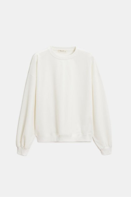 Women's Oversized Crew Neck Basic Casual Sweatshirt