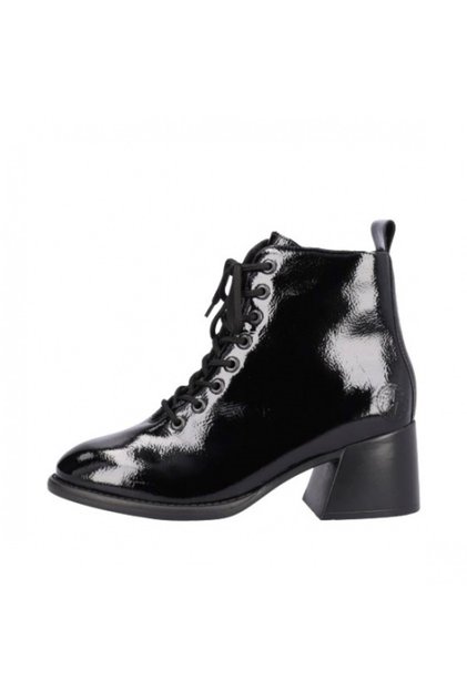 Ghete de damă Rieker-79302 negre lăcuite