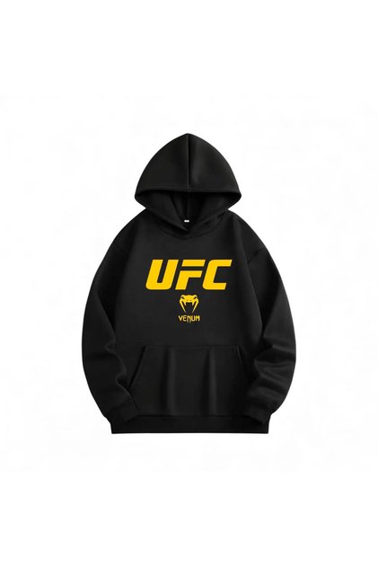 هوديي UFC Venum للجنسين - سترة رياضية ملونة بغطاء رأس - قصة فضفاضة قماش سميك ومريح وناعم