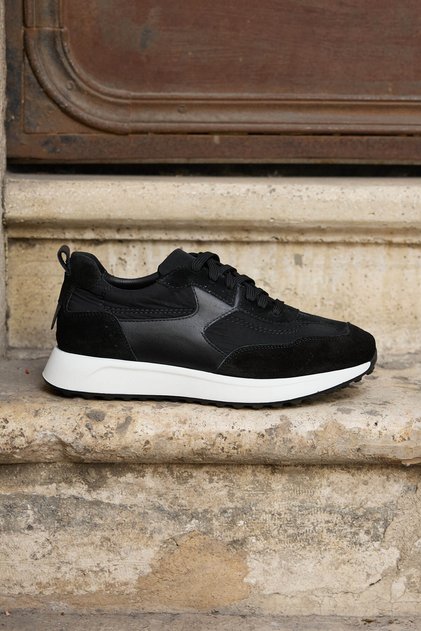 Zorro Black 100% Genuine Leather Men's Sneaker Shoes
