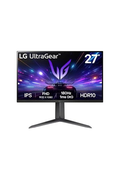 LG UltraGear 27GS65F-B 27 inç FHD 180Hz 1ms Pivot Asansör NVIDIA G