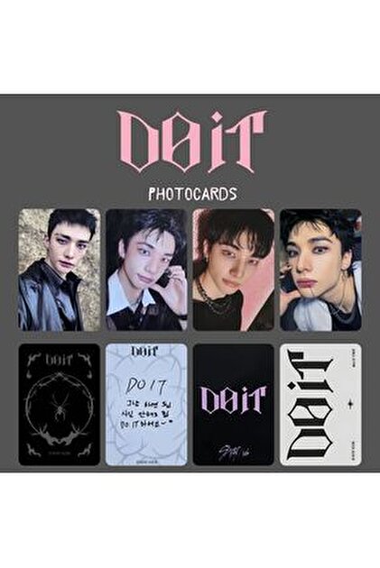 Kpop Dünyasi STRAY KIDS Bangchan '' DO IT '' Photocard Set