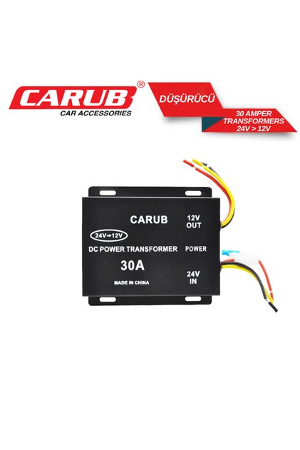 CARUB DÜŞÜRÜCÜ 24V DAN 12V TA TRANSFORMERS 30 AMP