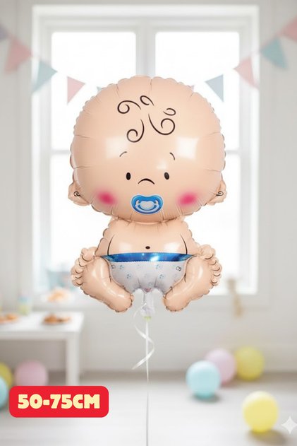 Erkek Çocuk Folyo Balon Baby Shower Parti Cinsiyet Belirleme Cinsiyet Partisi Malzemeleri Balonları