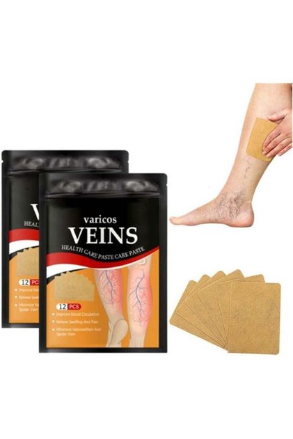 24 Pcs Varicose Vein Patch for Leg Health, Pain Relief, Blood Circulation