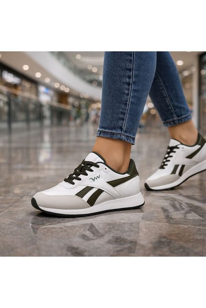 Şık Günlük Kadın Spor Ayakkabı Yüksek Taban Rahat Hafif Sneaker