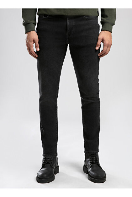 Lee Cooper Normal Bel Slim Fit Siyah Erkek Denim Pantolon 261 LCM