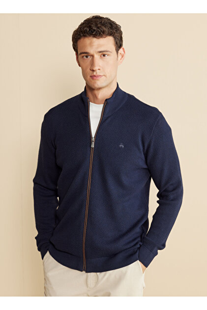 BROOKS BROTHERS Lacivert Erkek Hırka BBFW25MKS007 - Fiyatı, Yorumları
