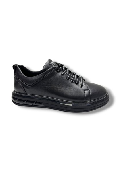 Special 1224-1-26 Genuine Leather Anatomical Men's Shoes Black