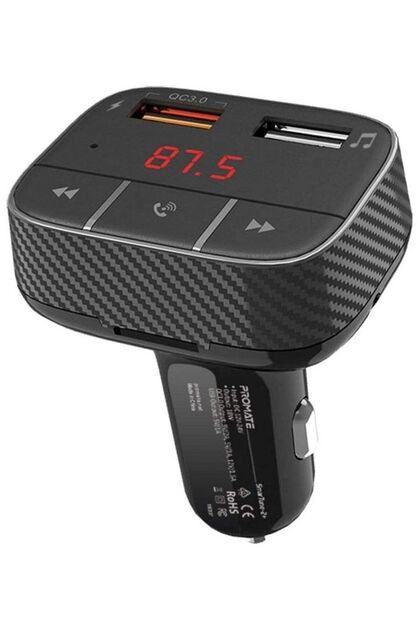Car Wireless FM Modulator With Quick Charge 3.0 Port