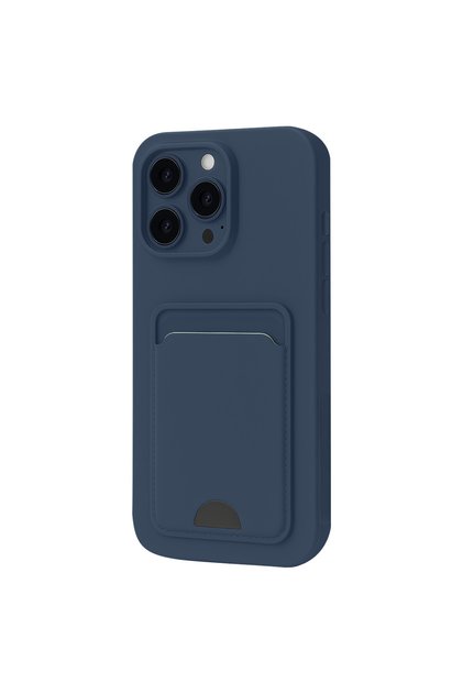 iPhone 16 Plus Compatible Case with Card Holder and Business Card Slot, Slim Design, Colorful Soft Cover