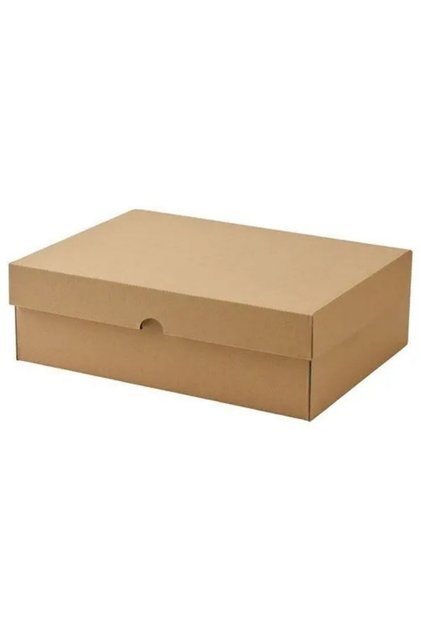 Vattentrag Box with Lid Brown 32X23X10 cm – Organizing and Storage Box - Gift Box