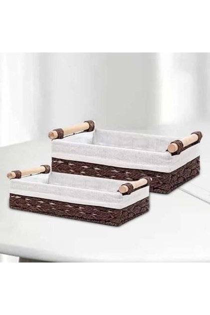 Handmade storage baskets – 2-piece set COZY Storage Baskets