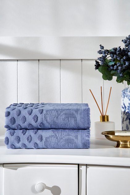 Mistico Hand and Face Towel 50X90 cm Indigo