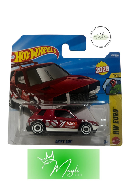 HOT WHEELS Euro Drift Box 1/64 ölçek 85/250 JJH40-N521 2026