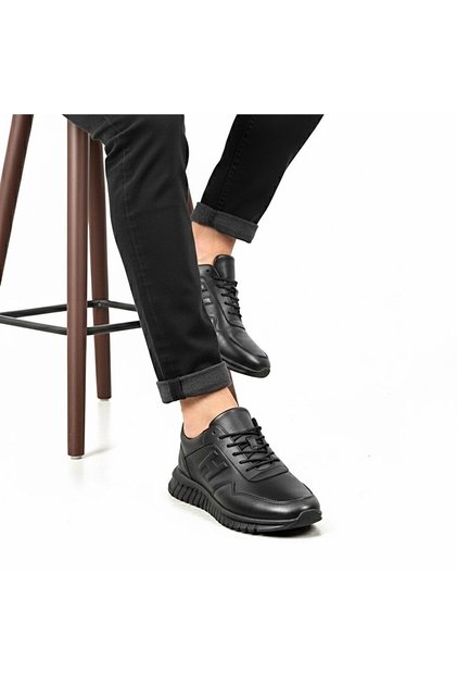 Men's Genuine Leather Sports Shoes Orthopedic Sole Comfortable Fit Casual Shoes