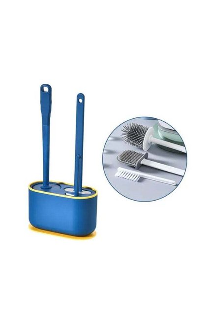 Multifunction Silicone Set with Base Wall Hanging Floor-standing Toilet Brushes for Bathroom