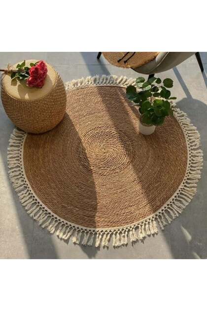 مفرش خوص Bohemian Jute Rug