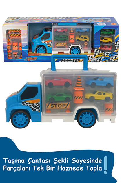 Smartfox Taşıma Çantalı Plastik Oyuncak Araba Trafik Seti - Fiyatı