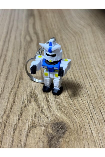 3D Robot Model Keychain