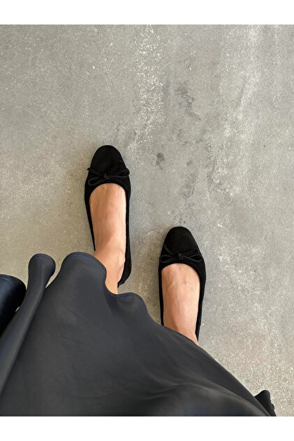 TEMP REAL LEATHER WOMEN'S BALLET FLATS