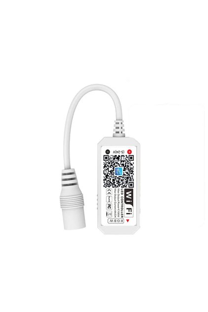 Mini controler LED RGBW cu Wi-Fi 5-24V