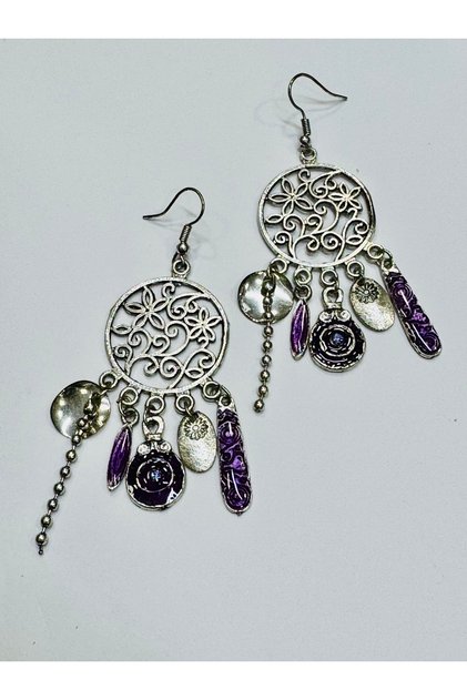 Earrings Authentic-Retro -Ottoman Style-Floral