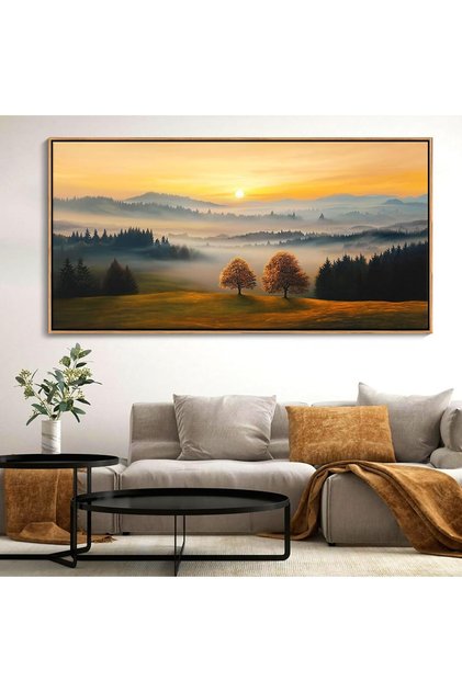 Beautiful Large Framed Canvas Wall Art 60x120 cm – Wall Art Landscape Decor