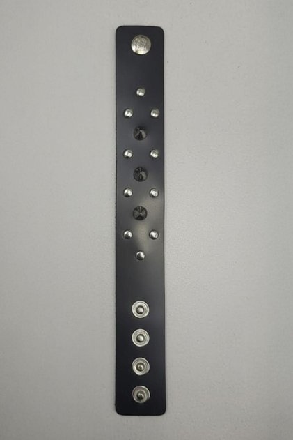 Black Gothic Spiked Studded Leather Bracelet
