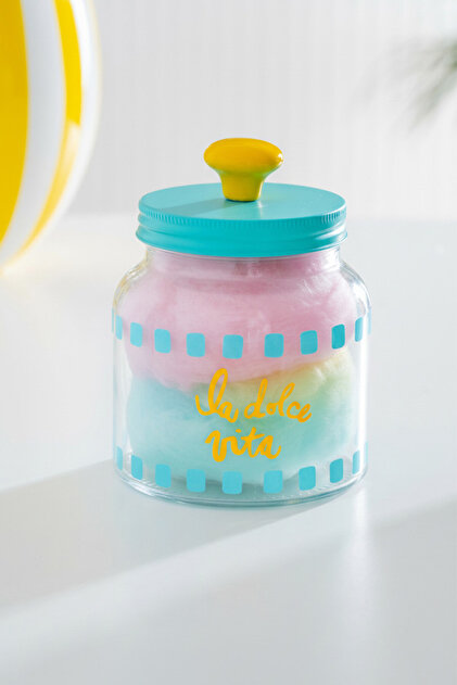 Vicenza Colored Glass Jar - 600 ml