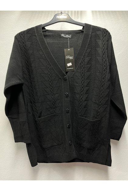 Hattuş Self-Patterned Mother's Jacket with Pockets