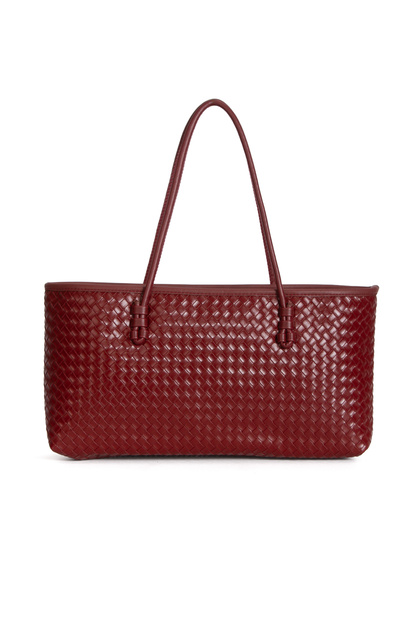 Women's Braided Tote Hand and Shoulder Bag
