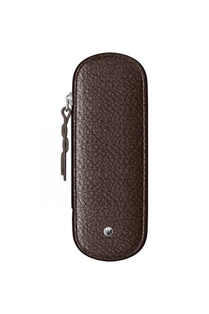 WizDesign Toscana Hakiki Deri Kahverengi Üçlü Kalemlik