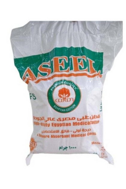 قطن طبي مصري عالي الجودة ١٠٠٠ جرام (لفة)