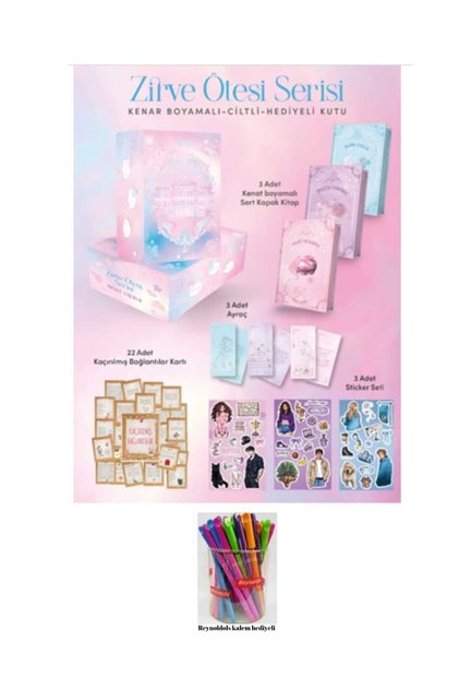 Külden Reverans Zirve Ötesi Serisi Yan Boyamalı Set (3 Kitap – Ciltli + Kutulu)