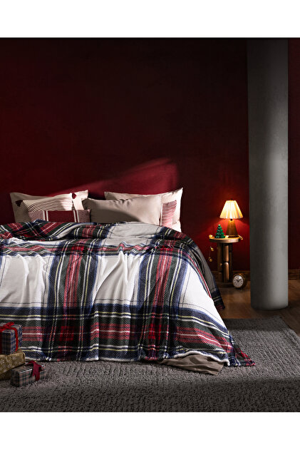 Clorel Single Welsoft Printed Blanket - Navy Blue
