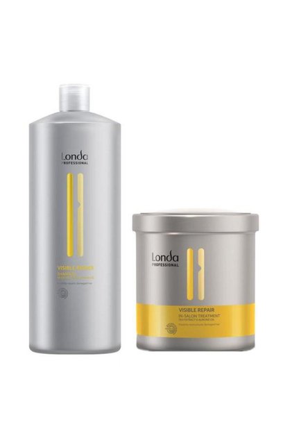 Pachet reparator vizibil Londa Professional - Șampon 1000 ml, Tratament 750 ml
