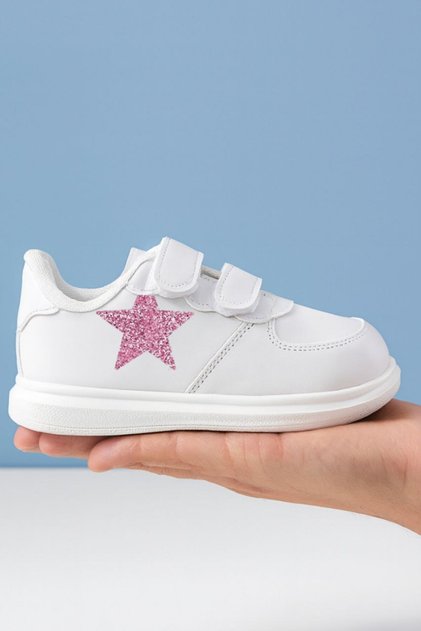 Bright Star Printed Female Child Sport Shoes