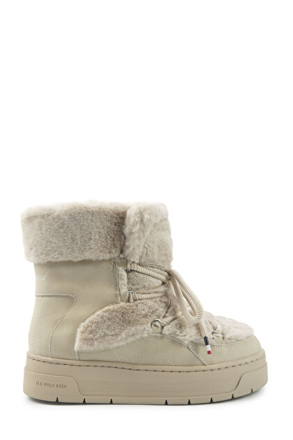 WINTER 5PR Beige Damen-Schneestiefel
