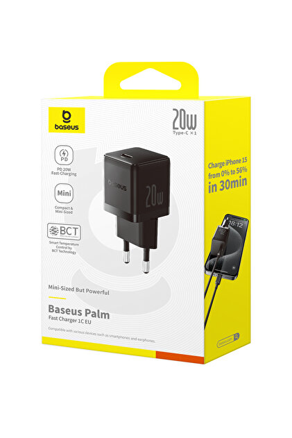 Baseus Palm adaptör kompakt tasarım ve taşınabilirlik