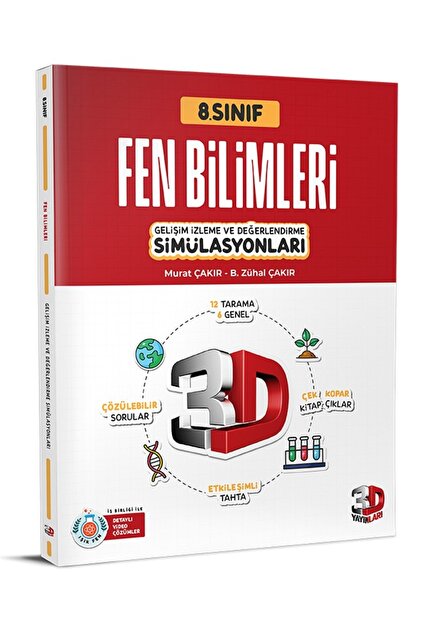 3D 2026 8. Sınıf Lgs Fen Bilimleri Simülasyon Branş Deneme
