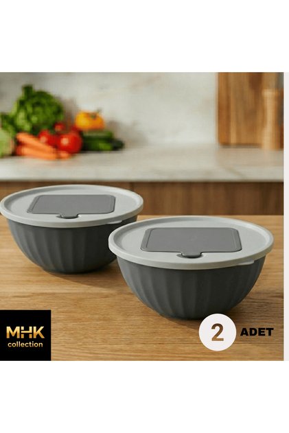 مجموعة من 2 مبشرة بغطاء ووعاء من الأنتراكيت (2.5 لتر)