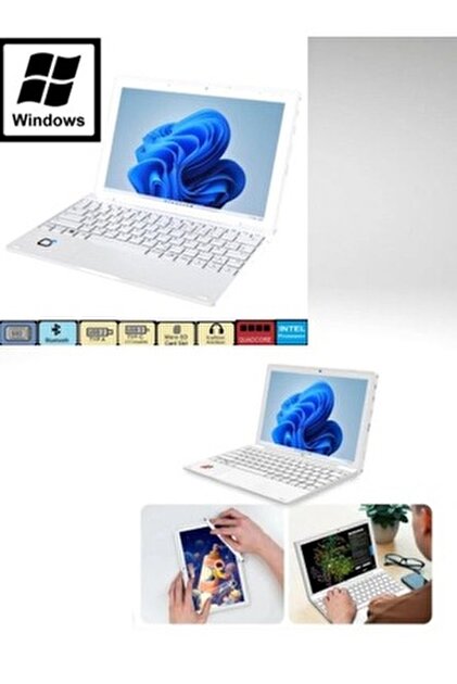 FOSILTECH Mıknatıslı Klavyeli Windows Tablet PC – 8GB RAM – 128GB