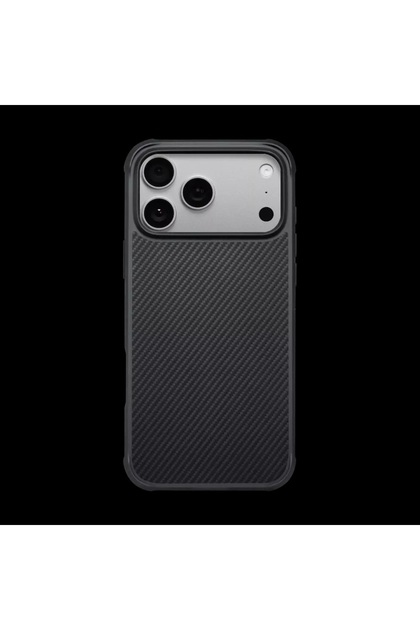 Husa pentru iPhone 17 Pro Max Aramid ProGuard, Negru/Gri