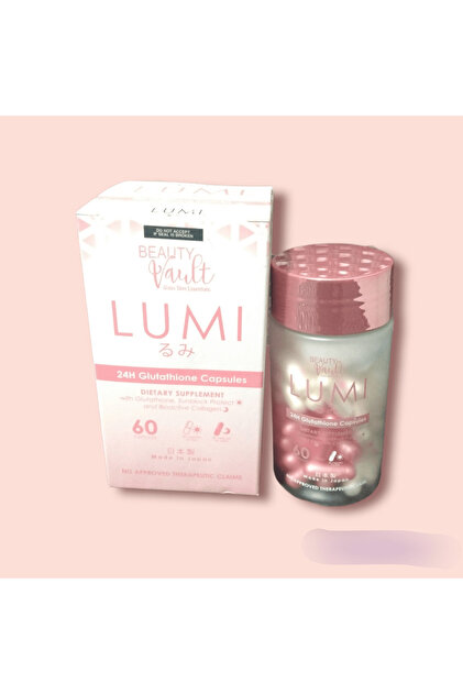 beauty vault lumi 24h glutathione capsules Beauty Vault Lumi 24 Hour Glutathione Capsules Dietary Supplement 60 caps-  Trendyol