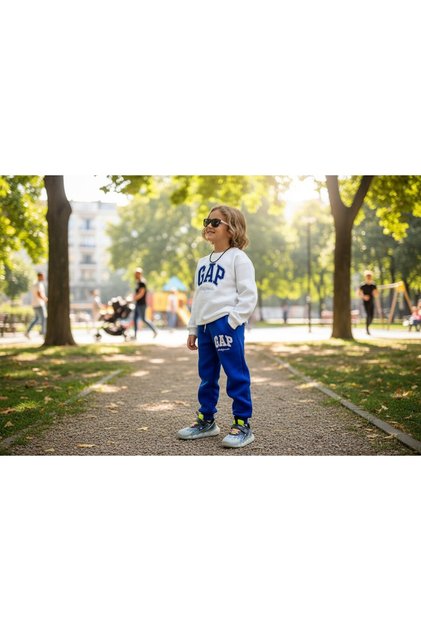 Boy's 3-Thread 100% Cotton Combed Colorful Tracksuit Set