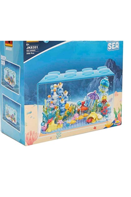 FABBA TOYS Denizaltı Akvaryum 589 Parça Block Oyuncak Seti – İnşa