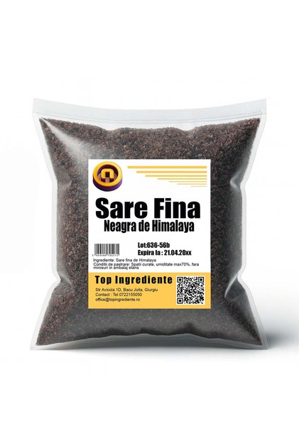 Sare Neagra Fina de Himalaya - 250g
